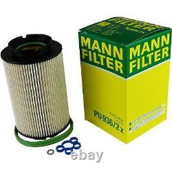 5L MANNOL 5W-30 Break Ll + Mann-Filter filtre Pour VW Jetta IV 162 2.0 Tdi