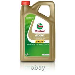 Bosch Kit De Révision + 5l Castrol 5w-30 LL Pour Vw Eos Golf 6 5k Aj 2.0 Tdi