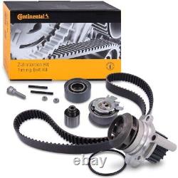 Contitech Kit De Distribution+pompe À Eau Pour Vw Golf 5 1k Passat 3c 2.0 Tdi