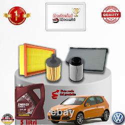 Filtres Kit D'Entretien + Huile VW Golf V 2.0 Tdi 96KW 131CV Partir 2007 -2009