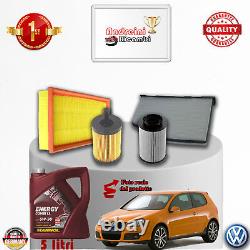 Filtres Kit D'Entretien + Huile VW Golf V 2.0 Tdi 96KW 131CV Partir 2007 -2009