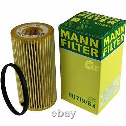 Huile moteur 5L MANNOL Diesel Tdi 5W-30 + Mann-Filter VW Golf VI 5K1 2.0 de R
