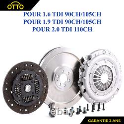 KIT D'EMBRAYAGE VOLANT MOTEUR BUTEE pour A3 GOLF 5 LEON 1.6 1.9 TDI IDEM 835035
