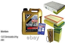 KIT D'INSPECTION FILTRE LIQUI MOLY ÖL 5L 10W-40 pour VW Golf IV 1J1 1.9 TDI