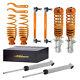 Kit 4 Amortisseurs For Audi A3 8l 8l1 1996-2006 1.8 1.9 Tdi 1.6 Combinés Filetés