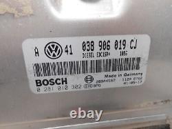 Kit Chiave ECU VW Golf IV 1.9 TDI 85kw 115cv AJM 2001 038906019CJ