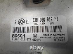 Kit Chiave ECU VW Golf IV 1.9 TDI 96kw 130cv ASZ 2003 038906019HJ