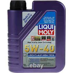 Kit D'Inspection Filtre Huile Liqui Moly 9L 5W-40 pour VW Golf IV 1J1 1.9 Tdi
