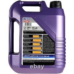Kit D'Inspection Filtre Huile Liqui Moly 9L 5W-40 pour VW Golf IV 1J1 1.9 Tdi