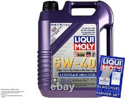 Kit D'Inspection Filtre Huile Liqui Moly 9L 5W-40 pour VW Golf IV 1J1 1.9 Tdi