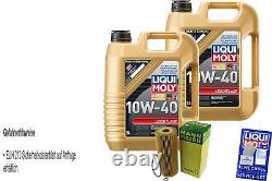 Kit D'Inspection Filtre LIQUI MOLY Huile 10L 10W-40 pour VW Golf IV 1J1 1.9 Tdi