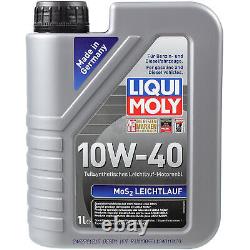 Kit D'Inspection Filtre Liqui Moly Huile 8L 10W-40 pour VW Golf IV 1J1 1.9 Tdi