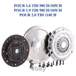 Kit Embrayage Volant Moteur pour CADDY GOLF 5 V TOURAN 1.9 TDI 90CV 105CV 110CV
