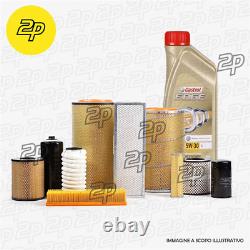 Kit Entretien VW Golf V (1K1) 1.9 TDI 77KW 105CV De 2003 À 2009 + Castrol 5W30