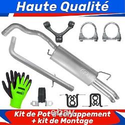 Kit de pot d'échappement pour Seat Toledo 2 Skoda Octavia VW Golf 4 Bora 1.9 TDI