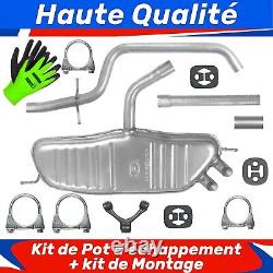 Kit de pot d'échappement pour Volkswagen Golf Plus 5 V Van 1.9 TDI (2005-2009)