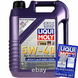 LIQUI MOLY 5L 5W-40 huile moteur + Mann-Filter VW Golf III 1H1 1.9 Tdi Syncro