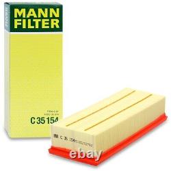 Mann-filter Kit Révision + 5l Castrol 5w-30 LL Pour Vw Golf Plus 5m 1.6 2.0 Tdi