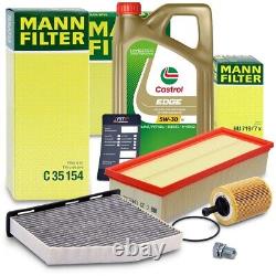 Mann-filter Kit Révision + 5l Edge Fst 5w-30 LL Pour Vw Golf 6 5k Aj 1.9 2.0 Tdi