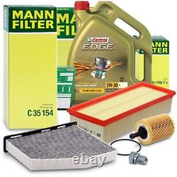 Mann-filter Kit Révision+5l Edge Fst 5w-30 LL Pour Vw Golf Plus 5 1.9 2.0 Tdi