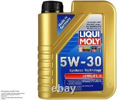 Sct Inspection Set Liqui Moly Longlife 7L 5W-30 pour VW Golf IV Variant 1.9 Tdi