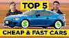 The 5 Best Cars That Are Cheap And Fast Mcm