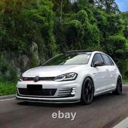 VW Golf MK7.5 R GTD Gti TSI Tdi Avant Séparateur Spoiler Bague Corps Kit