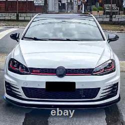 VW Golf MK7.5 R GTD Gti TSI Tdi Avant Séparateur Spoiler Bague Corps Kit
