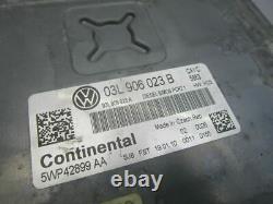VW Golf VI (5K1) 1.6 Tdi Unité de Commande de Moteur 03L906023B Set de Serrures