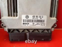 Volkswagen Golf 5 1.9 Tdi Kit Demarrage Calculateur Ref 03g906016b 0281011478